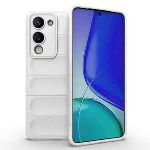 For vivo Y19 5G Global / Y29s 5G Global Magic Shield TPU + Flannel Phone Case(White)