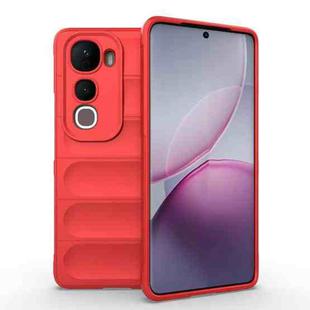 For vivo Y400 Pro 5G India Magic Shield TPU + Flannel Phone Case(Red)