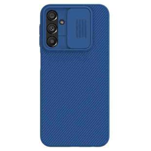 For Samsung Galaxy A24 4G NILLKIN Black Mirror Series Camshield PC Phone Case(Blue)