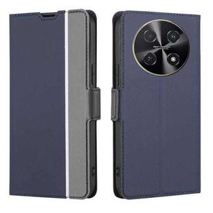 For Huawei nova 12i 4G Twill Texture Side Button Leather Phone Case(Blue)