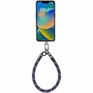 Universal Phone Short Lanyard(Dark Blue + Red)