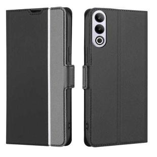 For OnePlus Ace 3V 5G Twill Texture Side Button Leather Phone Case(Black)