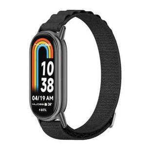 For Xiaomi Mi Band 8 Mijobs Nylon Breathable Watch Band(Black)