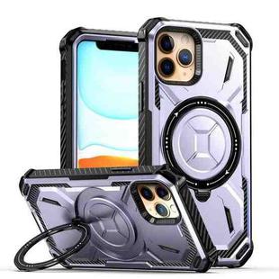 For iPhone 11 Pro Armor Series Holder Phone Case(Light Purple)