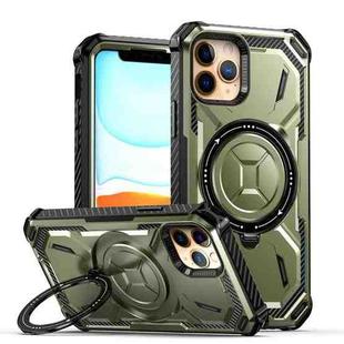 For iPhone 11 Pro Armor Series Holder Phone Case(Army Green)