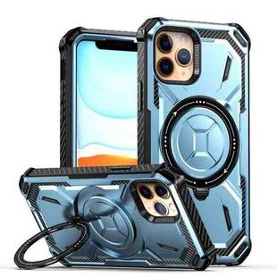 For iPhone 11 Pro Armor Series Holder Phone Case(Blue)
