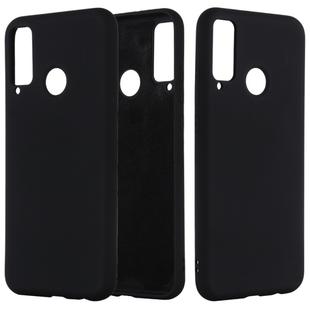 For Huawei Honor Play 4T Solid Color Liquid Silicone Shockproof Full Coverage Protective Case(Black)