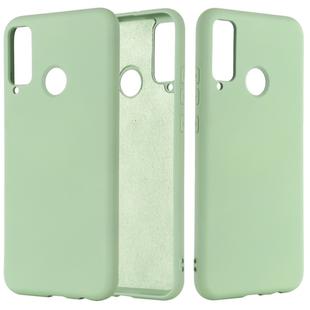 For Huawei Honor Play 4T Solid Color Liquid Silicone Shockproof Full Coverage Protective Case(Green)