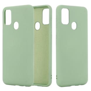 For Huawei Honor 9A Solid Color Liquid Silicone Shockproof Full Coverage Protective Case(Green)