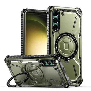 For Samsung Galaxy S22+ 5G Armor Series Holder Phone Case(Army Green)