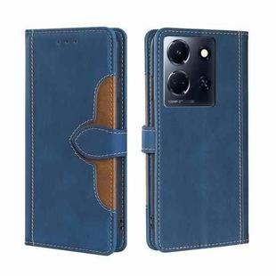 For Infinix Note 30 5G Skin Feel Magnetic Buckle Leather Phone Case(Blue)