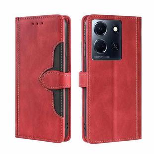 For Infinix Note 30 5G Skin Feel Magnetic Buckle Leather Phone Case(Red)