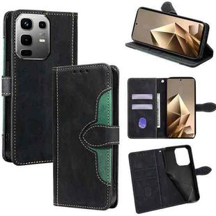 For Infinix Note 50 4G Skin Feel Magnetic Buckle Leather Phone Case(Black)