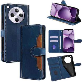 For OPPO Find X8s+ 5G Skin Feel Magnetic Buckle Leather Phone Case(Blue)