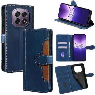 For OPPO F29 5G Global Skin Feel Magnetic Buckle Leather Phone Case(Blue)