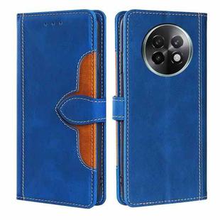 For Realme 13 Pro 5G Skin Feel Magnetic Buckle Leather Phone Case(Blue)