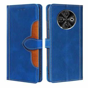 For Tecno Spark 30C 4G Skin Feel Magnetic Buckle Leather Phone Case(Blue)