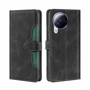 For Xiaomi Civi 3 5G Skin Feel Magnetic Buckle Leather Phone Case(Black)