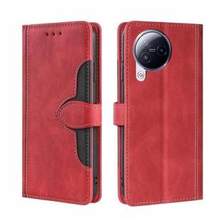 For Xiaomi Civi 3 5G Skin Feel Magnetic Buckle Leather Phone Case(Red)