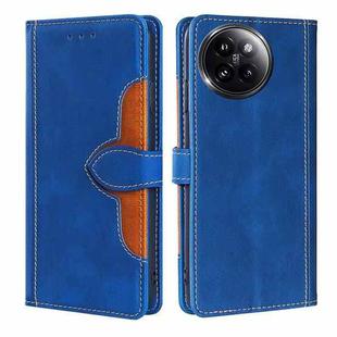 For Xiaomi Civi 4 Pro Skin Feel Magnetic Buckle Leather Phone Case(Blue)