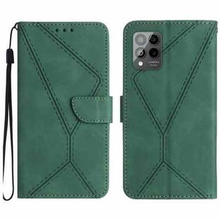 For T-Mobile T Phone Pro 5G Stitching Embossed Leather Phone Case(Green)