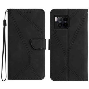 For T-Mobile REVVL 7 Pro 5G Stitching Embossed Leather Phone Case(Black)