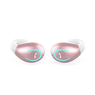 YX08 Ultra-light Ear-hook Stereo Wireless V5.0 Bluetooth Earphones(Pink)