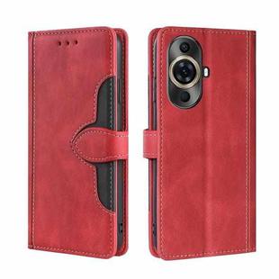 For Huawei nova 11 Pro 4G / 11 Ultra 4G Skin Feel Magnetic Buckle Leather Phone Case(Red)