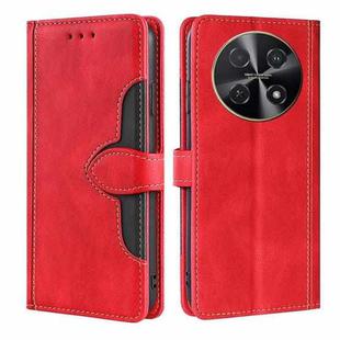 For Huawei nova 12i 4G Skin Feel Magnetic Buckle Leather Phone Case(Red)