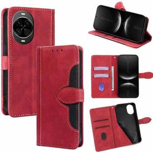 For Huawei nova 14 5G Skin Feel Magnetic Buckle Leather Phone Case(Red)