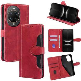 For Huawei nova 14 Ultra 5G Skin Feel Magnetic Buckle Leather Phone Case(Red)