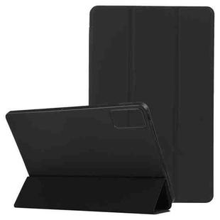 For Xiaomi Redmi Pad SE 2023 Three-fold Holder Flip Tablet Leather Case(Black)