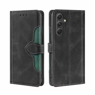 For Samsung Galaxy A54 5G Skin Feel Magnetic Buckle Leather Phone Case(Black)