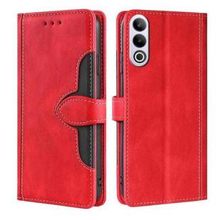 For OnePlus Ace 3V 5G Skin Feel Magnetic Buckle Leather Phone Case(Red)