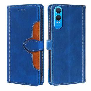 For OnePlus Ace 3 Pro 5G Skin Feel Magnetic Buckle Leather Phone Case(Blue)