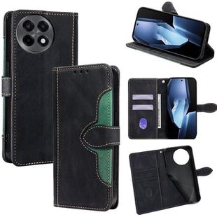 For OnePlus Ace 5 / 5 Pro Skin Feel Magnetic Buckle Leather Phone Case(Black)