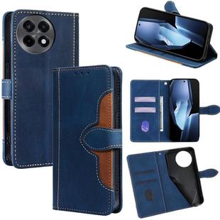 For OnePlus Ace 5 / 5 Pro Skin Feel Magnetic Buckle Leather Phone Case(Blue)