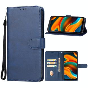 For Blackview BV4800 Leather Phone Case(Blue)