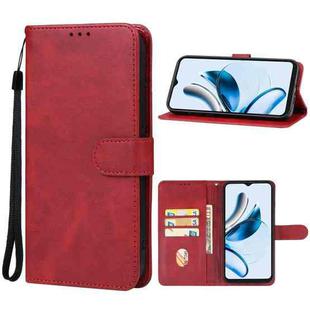 For Blackview Oscal Tiger 10 Leather Phone Case(Red)