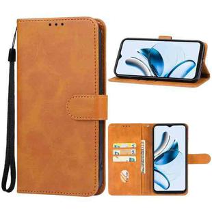 For Blackview Oscal Tiger 10 Leather Phone Case(Brown)