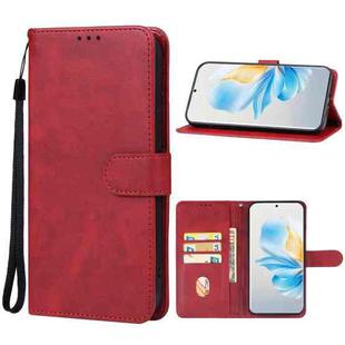 For Honor 100 Leather Phone Case(Red)