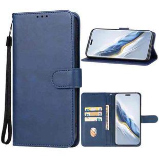 For Honor Magic6 Leather Phone Case(Blue)