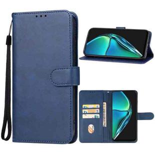 For Infinix Hot 40i Leather Phone Case(Blue)