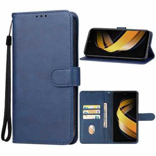 For Infinix Smart 8 Plus Leather Phone Case(Blue)