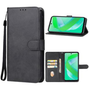 For Infinix Smart 8 Pro Leather Phone Case(Black)