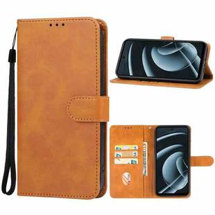 For Lava Blaze 2 5G Leather Phone Case(Brown)