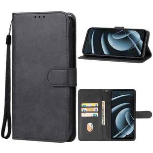 For Lava Blaze 2 5G Leather Phone Case(Black)