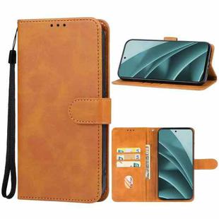 For Lava Yuva 3 Pro Leather Phone Case(Brown)