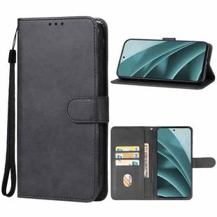 For Lava Yuva 3 Pro Leather Phone Case(Black)