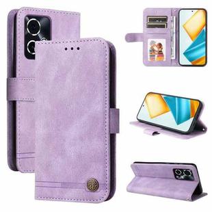 For Honor 90 GT Skin Feel Life Tree Metal Button Leather Phone Case(Purple)